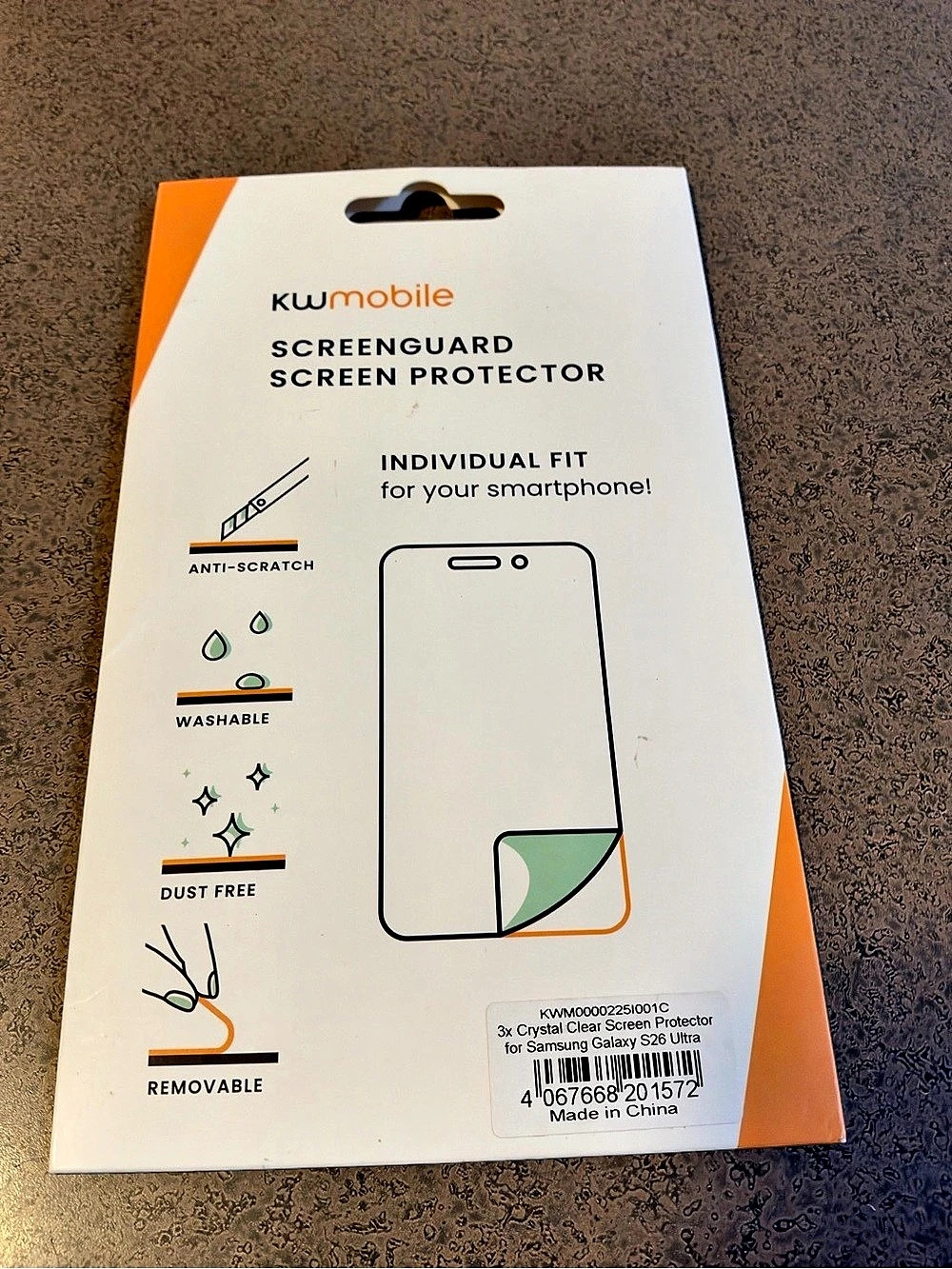 kwmobile Samsung Galaxy S25 Ultra Screen Protector Screen Protector Clear